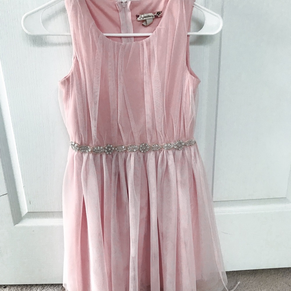 Speechless pink with gem lining dress